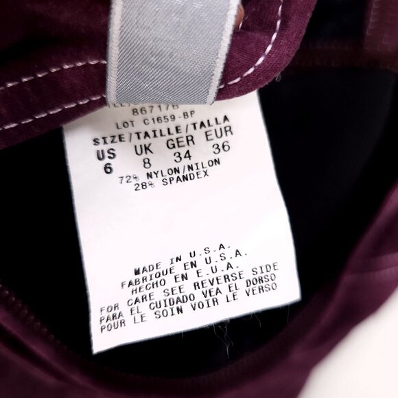 Magicsuit One Piece Swimsuit Size 6 Halter Top Padded Bathing Suit Purple USA - Picture 12 of 15